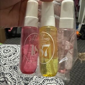Sol De Janeiro Cheirosa Mini Travel Size Spray set of 3 w/ deodorant